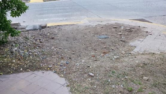 Arreglo y desarreglo: así quedó una vereda en Godoy Cruz luego de una reparación