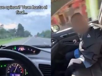 Se grabó manejando a más de 170 km/h y le quitaron la licencia 