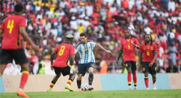 Discreta victoria de la Selección argentina en Angola con uno de Messi