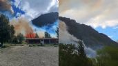 Foto ilustrativa de la nota titulada: El incendio forestal de Epuyén arrasó casi cien hectáreas de bosque 