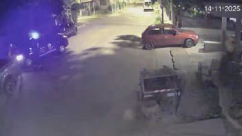 Inseguridad en el barrio Fuchs: las cámaras de un vecino captaron la persecución