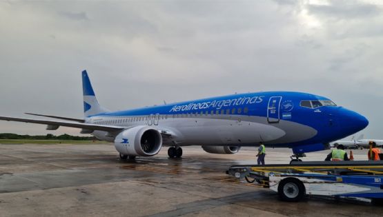 Un Boeing 737 Max 0km se suma a la flota de Aerolíneas Argentinas
