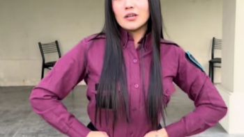 Indecorosa: pasaron a disponibilidad a “policía tiktokera hot”