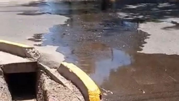 Video: el río que corre desde hace años por las calles de Maipú
