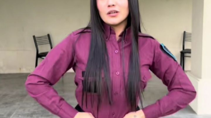 Indecorosa: pasaron a disponibilidad a “policía tiktokera hot”