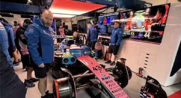 Colapinto finalizó último en las prácticas libres 1 del GP de Las Vegas