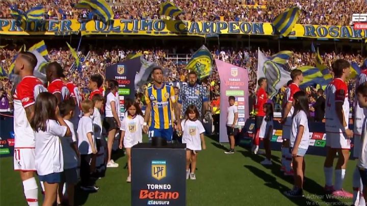 Estudiantes le hizo el pasillo a Rosario Central... ¡de espaldas!