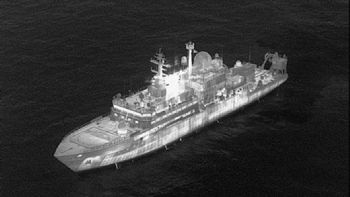 Reino Unido interceptó a buque de guerra ruso frente a sus costas