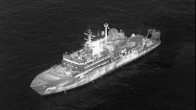 Reino Unido interceptó a buque de guerra ruso frente a sus costas