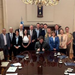 Nuevo Gabinete: Milei encabezó una reunión con Presti y Monteoliva