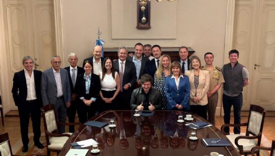 Nuevo Gabinete: Milei encabezó una reunión con Presti y Monteoliva
