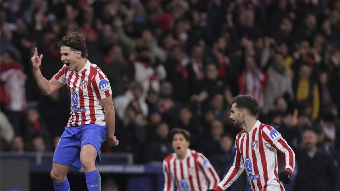 Julián Álvarez es el tercer máximo goleador del Atlético de Madrid en Champions