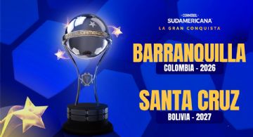 Barranquilla y Santa Cruz serán sedes de las finales de Sudamericana 2026 y 2027