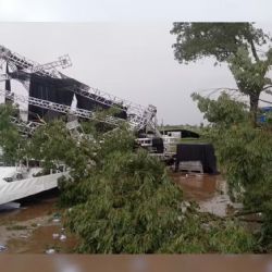 Una tormenta dejó un muerto y varios heridos durante un fiesta en Brasil