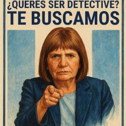 Patricia Bullrich lanzó una convocatoria para "detectives"