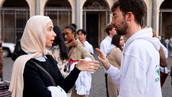 Estudiantes israelíes y palestinos estuvieron juntos en el Vaticano