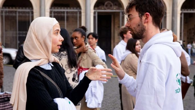 Estudiantes israelíes y palestinos estuvieron juntos en el Vaticano