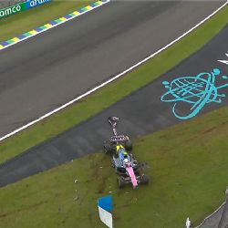 La bronca de Franco Colapinto tras su choque en Brasil