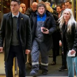 Milei viajó a Oslo para apoyar a Machado, quien no llegó a la ceremonia