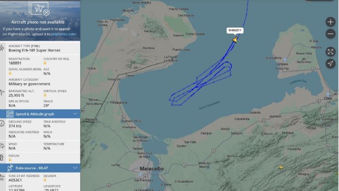 Dos cazas de EE.UU. sobrevolaron espacio aéreo venezolano