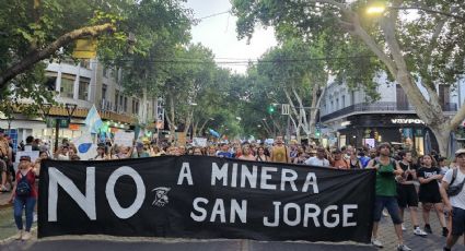 Las imágenes aéreas de la marcha que preocupa al gobierno