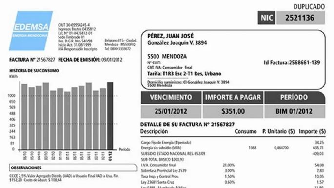La inflación de noviembre fue de 2,5%, según el Indec