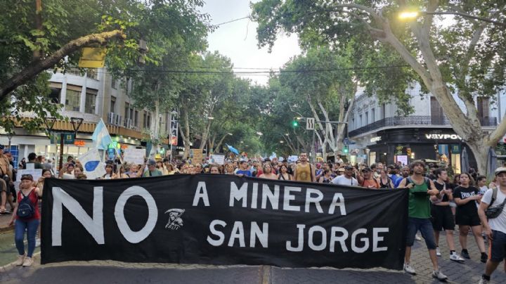 Las imágenes aéreas de la marcha que preocupa al gobierno