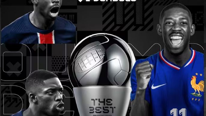 Dembelé fue el protagonista de la noche con el The Best