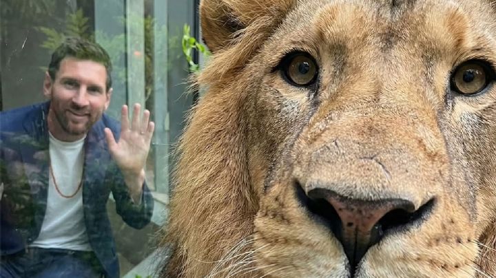 Messi, que está en el país para las Fiestas, realizó el saludo “Jai Mata Di” en la India