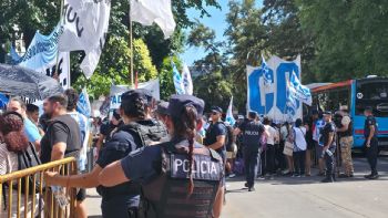 La CGT protestó contra la Reforma Laboral en Mendoza 