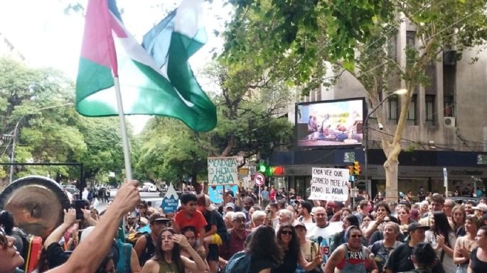 Casi 10 mil personas contra San Jorge por el centro de Mendoza
