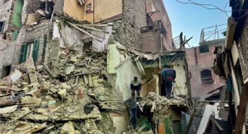 Tragedia en Egipto: se derrumbó un edificio en Guiza