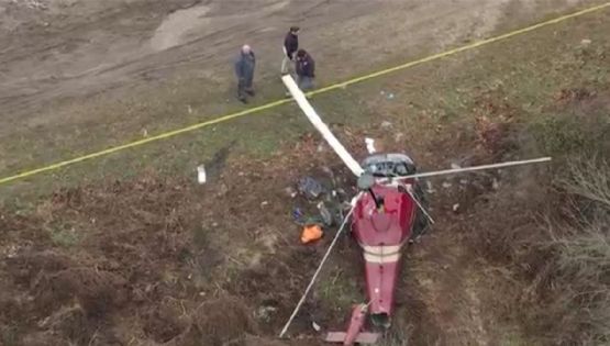 Un choque de helicópteros en pleno vuelo deja una persona muerta