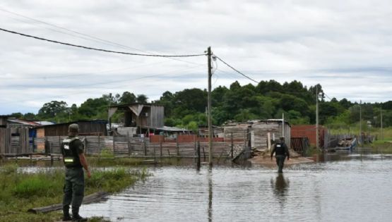 Evacuaron a más de 400 personas por las inundaciones en Corrientes