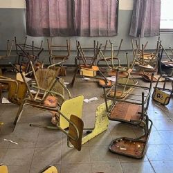 Una locura: estudiantes causaron destrozos porque no les permitieron celebrar