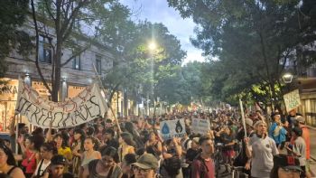 Casi 10 mil personas contra San Jorge por el centro de Mendoza