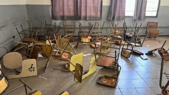 Una locura: estudiantes causaron destrozos porque no les permitieron celebrar