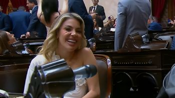 El curioso juramento de Virginia Gallardo en la Cámara de Diputados 