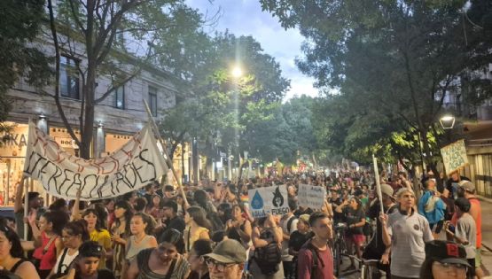 Casi 10 mil personas contra San Jorge por el centro de Mendoza