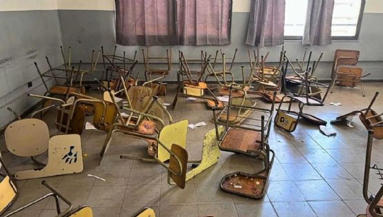 Una locura: estudiantes causaron destrozos porque no les permitieron celebrar