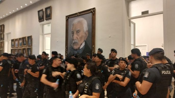 Por San Jorge y posibles manifestaciones, la Legislatura incrementó la custodia policial