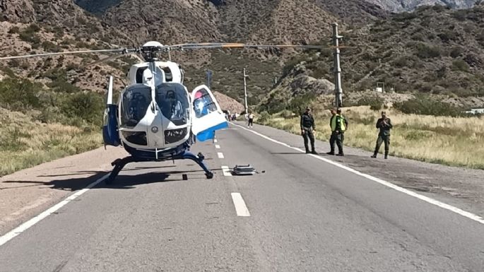 Un vehículo chileno desbarrancó en la ruta 7 