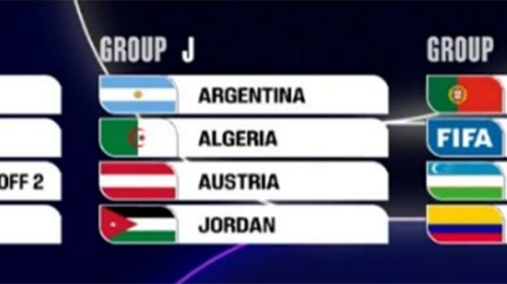 Elijo creer: la Argentina en el grupo J con las iniciales "AAAJ"