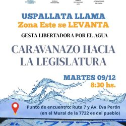 El martes también llegará gente del Este y Lavalle en caravana para apoyar el rechazo a San Jorge