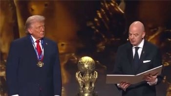 Trump terminó la discusión: fútbol es fútbol y punto