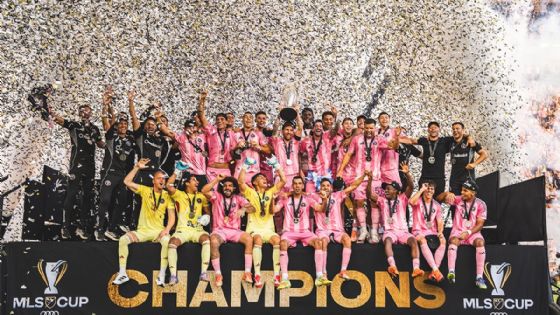 Con dos asistencias de Messi, Inter Miami es el campeón de la MLS