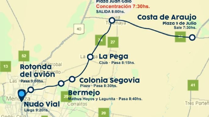 El martes también llegará gente del Este y Lavalle en caravana para apoyar el rechazo a San Jorge