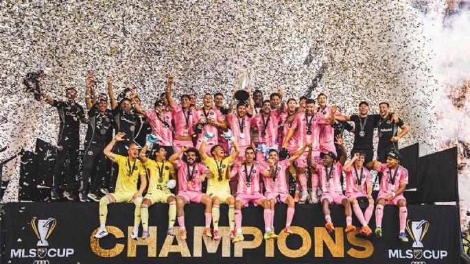 Con dos asistencias de Messi, Inter Miami es el campeón de la MLS