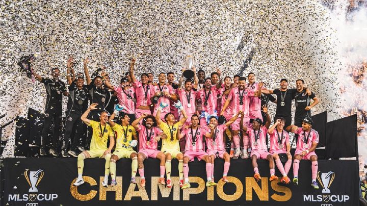 Con dos asistencias de Messi, Inter Miami es el campeón de la MLS