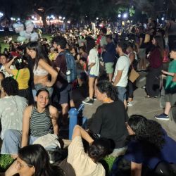 Llegan los ambientalistas antimineros a la Plaza Independencia